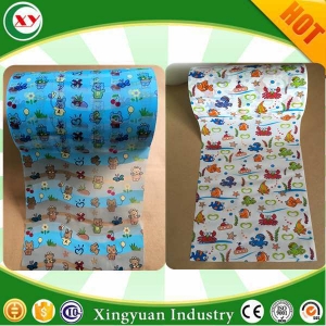 nappy adhesive colorful PP Frontal tape