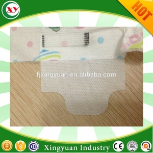 Small ear nonwoven for baby nappy