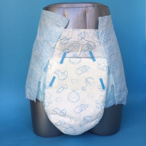 ABDL adult diaper with full printing