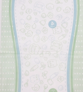 Diaper Back Sheet Breathable PE Film Customized Printed Acceptable