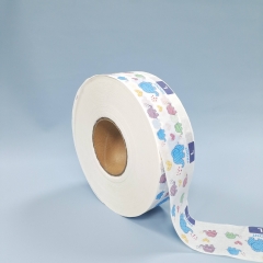 Diaper Raw Material Cartoon Printed Tissue Frontal Tape Pull up Pants Frontal Tape
